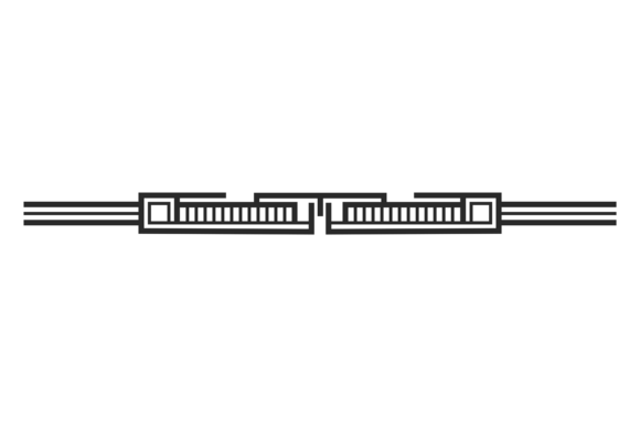 Art Deco Border. Retro Elegant Label Tem