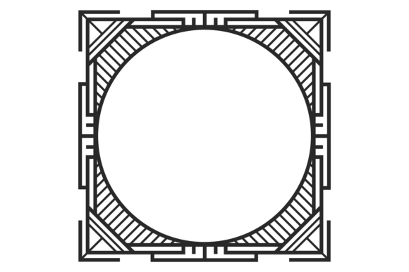 Art Deco Frame Review: Square Retro Style Borde