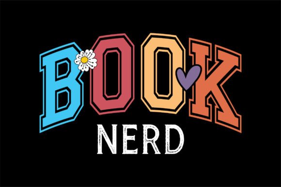 Booknerd PNG Retro BookishTrendy Books