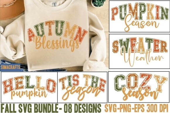 Fall Vibes Bundle SVG, Hello Pumpkin PNG