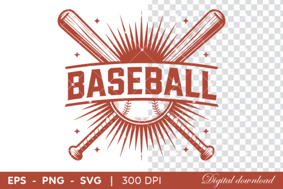 Retro Baseball Emblem with Crossed Bats Review