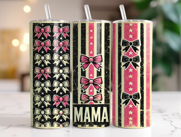 Retro Checkered Mama Skinny Tumbler Wrap Review