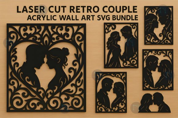 Retro Couple Wall Art SVG Review