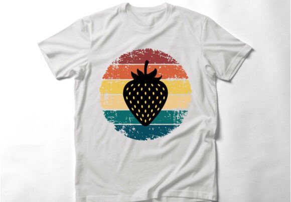 Retro Strawberry Lover T-Shirt Design Review