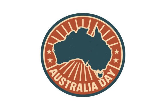 Vintage Retro Australia Day Emblem Review